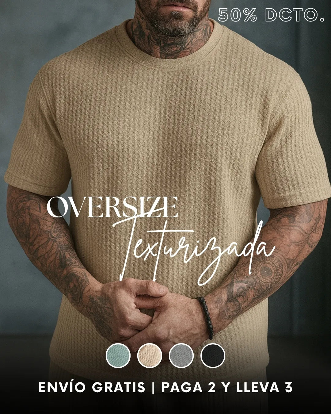 OVERSIZE TEXTURIZADA MEVAK