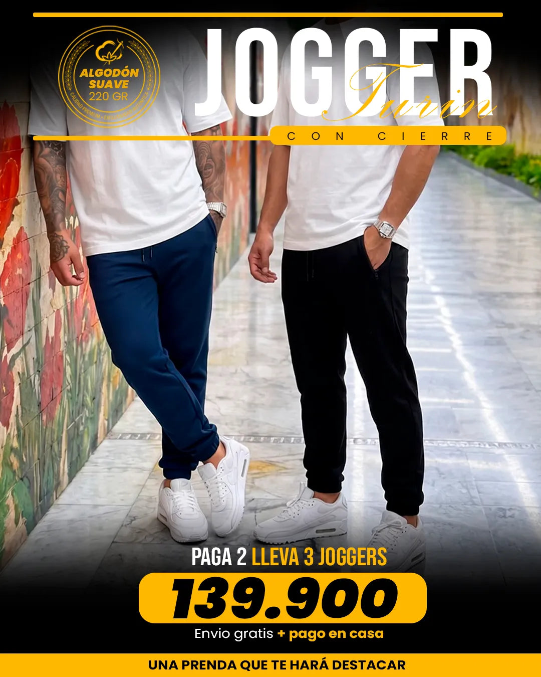 JOGGER CON CIERRE