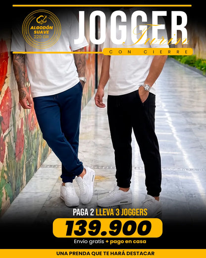JOGGER CON CIERRE