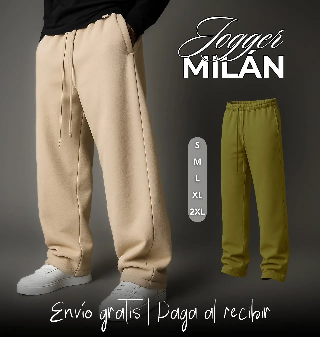 JOGGER MILAN BOTA RECTA