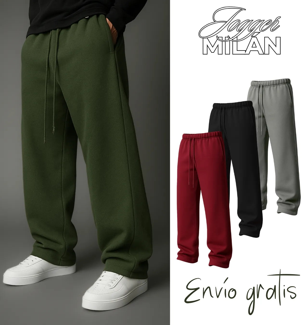 JOGGER MILAN BOTA RECTA