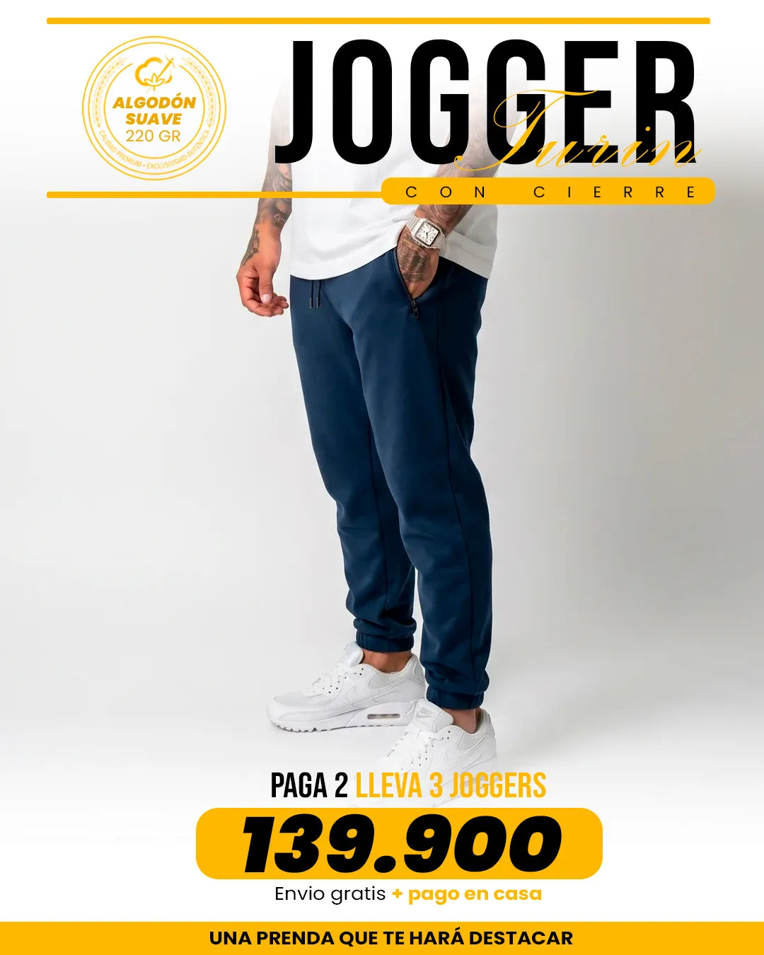 JOGGER CON CIERRE