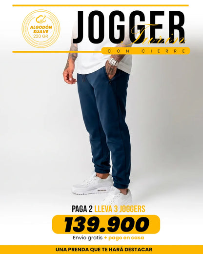 JOGGER CON CIERRE