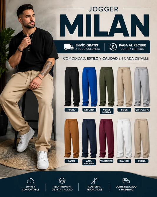 JOGGER MILAN BOTA RECTA